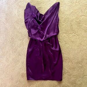 Purple cocktail dress